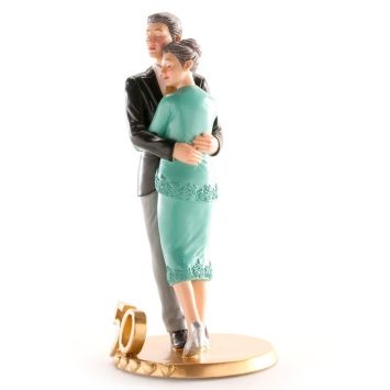 Figurine Couple Noces d'or 50 ans