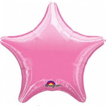 Ballon Hélium Etoile Rose Ancien