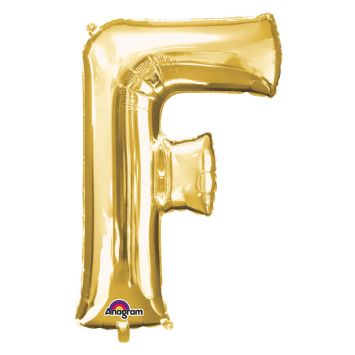 Ballon à air Lettre "F" - Or