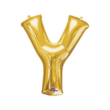 Ballon à air Lettre "Y" - Or