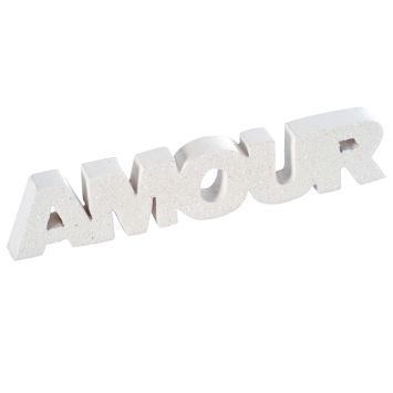 Décoration Mot "Amour" - Blanc