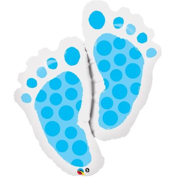 ballon-pieds-bleus-bébé | jourdefete.com