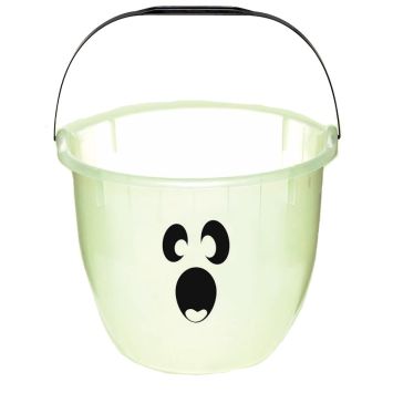 Seau à Bonbons Fantôme Phosphorescent 