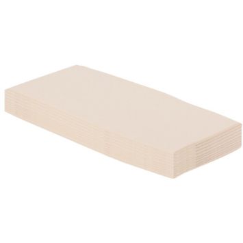 40 serviettes micro-gaufrées en ouate de cellulose pliées 1/8 - 38 x 38 cm - Couleur au choix