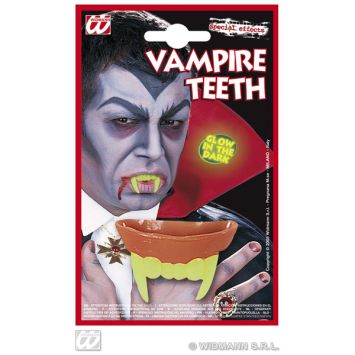 Dents Vampire Phosphorescentes - Accessoire Halloween