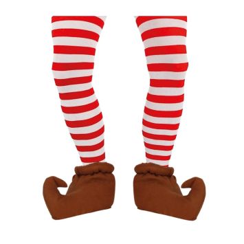 Collants à rayures de Noël pour femme - Taille XL - Couleur au choix