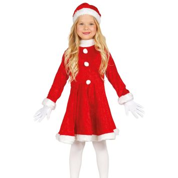 Déguisement de Mère Noël pour fille - Taille au choix