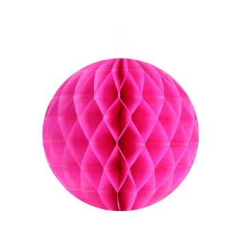 2 Boules Alvéolées à Suspendre 30 cm - Fuchsia