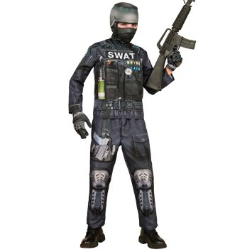 Déguisement d'Agent du SWAT pour garçon - Fast Costume - Taille au choix