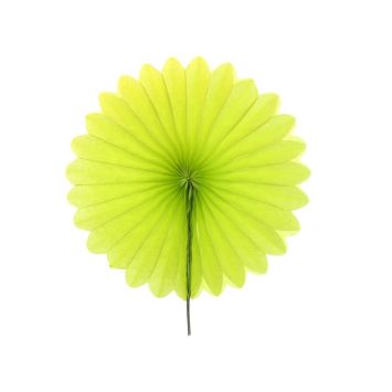 Eventail en Papier à Suspendre - Vert