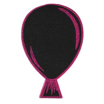 4 Pinces Ardoise Ballon - Fuchsia