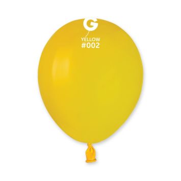 Lot de 50 ballons jaunes 13 cm, parfait pour toutes les occasions festives | jourdefete.com