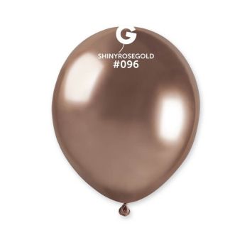 50 ballons shiny de 13 cm couleur rose gold | jourdefete.com