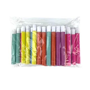 50 sarbacanes unies multicolores  | jourdefete.com