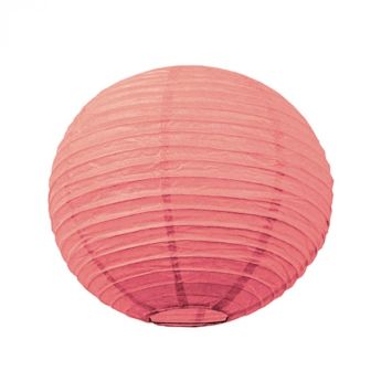 Lanterne Japonaise en Papier Corail - 50 cm