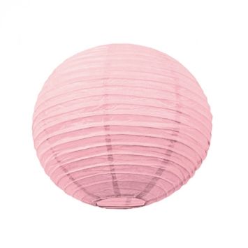 Lanterne Japonaise en Papier Rose Pâle - 50 cm