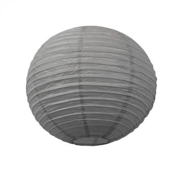 Lanterne Japonaise en Papier Grise - 50 cm