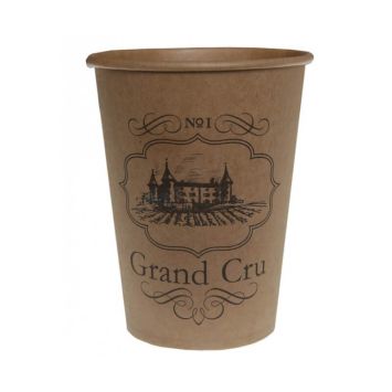 10 Gobelets Carton - Grand Cru - Kraft