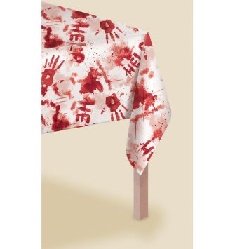 Nappe en Plastique d'Halloween "Halloween Sanglant"