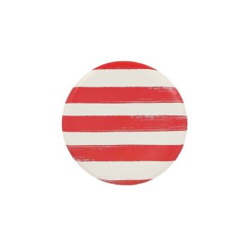 Assiettes Mix & Match rouge et blanc 23 cm | jourdefete.com