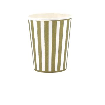 Gobelets Mix & Match blanc et vert pour fêtes et boissons | jourdefete.com