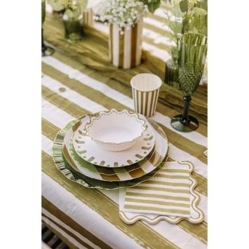 10 serviettes en papier - 33 x 33 cm - Collection Mix & Match - Couleur au choix