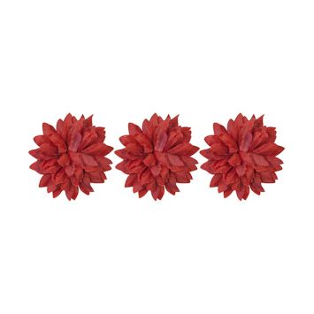 6 dahlias sur tige - 10 cm - Couleur au choix