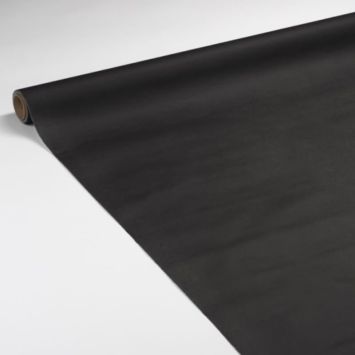 Rouleau de Nappe en Voie Sèche Intissé Noir 10 m