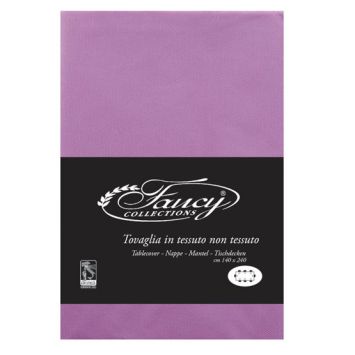 Nappe en Polycoton Violette 140 X 240 cm