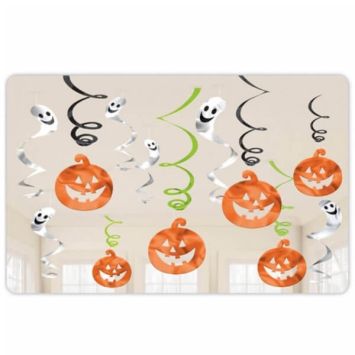 12 Suspensions - Fantômes et Citrouilles