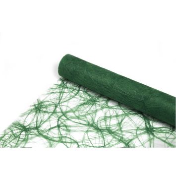 Chemin de Table Intissé 30 cm x 5 M – Vert foncé | jourdefete.com