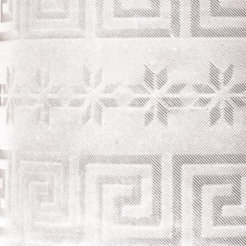 Rouleau de Nappe Damassé Blanc 50 m