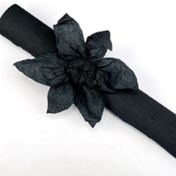 Rouleau papier crépon 10m – Noir