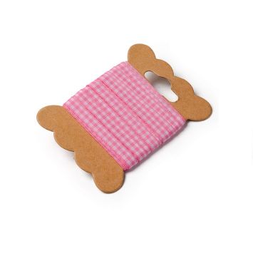 Ruban Vichy Rose 6 mm x 5 m