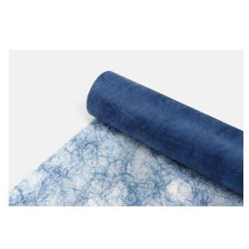 Chemin de Table Intissé 30 cm x 5 M - Bleu Foncé | jourdefete.com