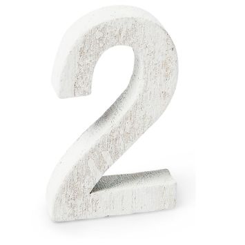 Chiffre "2" en Bois - 5 cm