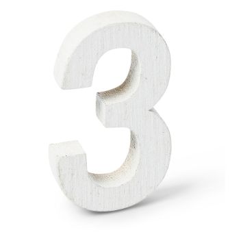 Chiffre "3" en Bois - 5 cm