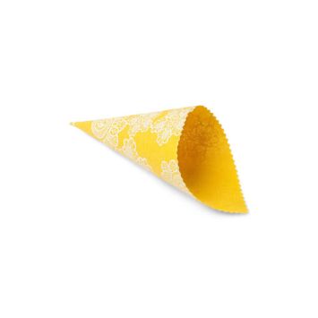 5 Cornets Gypsy en lin - Jaune