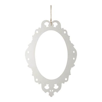 Cadre Photo Booth ovale en bois