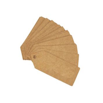 24 mini Etiquettes perforées - Kraft