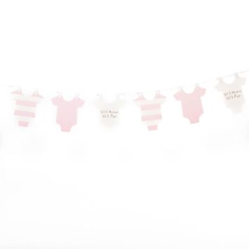 Guirlande pour Baby Shower ou Baptême Body Roses