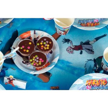 Chemin de table en polyester - 30 cm x 3 m - Naruto Shippuden ®