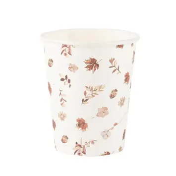 Des gobelets avec des motifs d'automne pour la décoration de table de saison | jourdefete.com