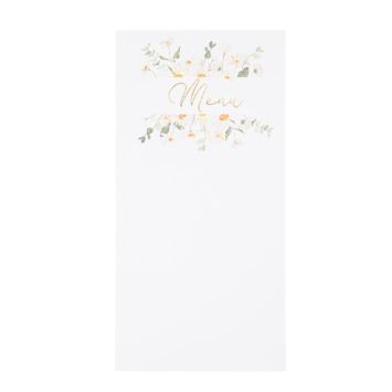 Placez ces menus de la collection Daisy sur les tables de votre événement | jourdefete.com