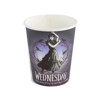 Posez ces gobelets "Mercredi / Wednesday" sur votre table d'anniversaire ou d'Halloween | jourdefete.com