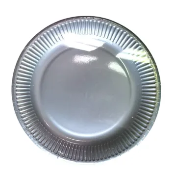 8 assiettes en carton luxueuses - Diamètre 23 cm - Couleur au choix