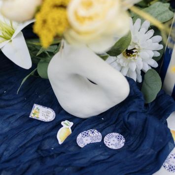 100 confettis en papier à parsemer - Collection Dolce Vita