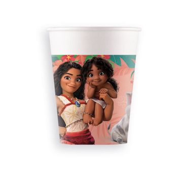 8 gobelets en carton - 20 cl - Vaiana 2™