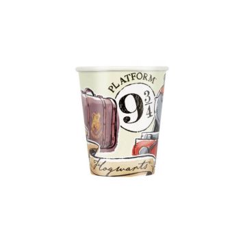 8 Gobelets carton Harry Potter ™ 270 ml