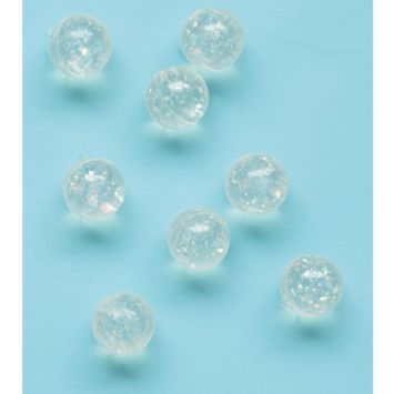 Sachet de 8 balles rebondissantes - Transparentes et Irisées | jourdefete.com